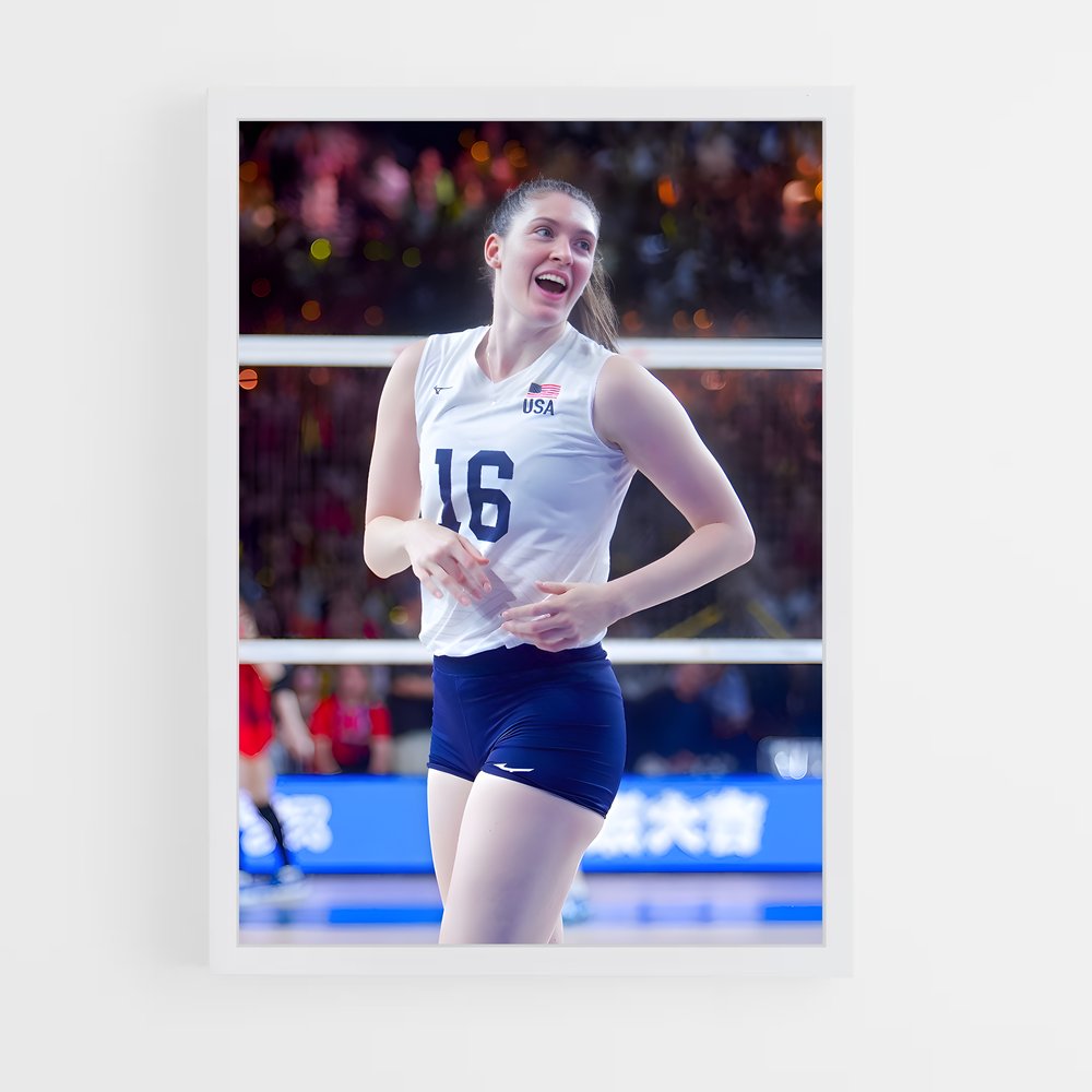 Poster Volleyball de league (vue 3)